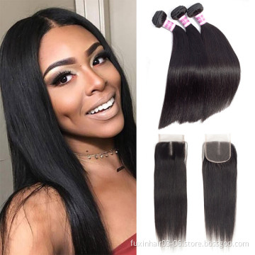 Indian Temple Hair Deep Wave Bundles With Closure Raw Brazilian Human Hair Extension 50 Inch Water Wave Bundle With Lace Frontal